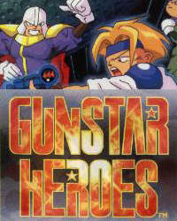 Gunstar Heroes Japanese Cover